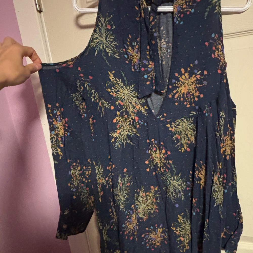 Free People Blue Floral Tunic - Picture 8 of 11